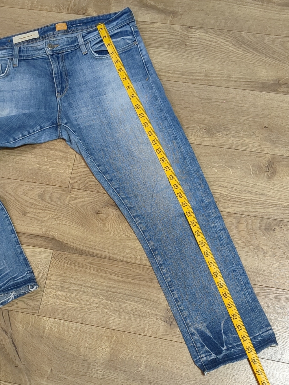 Pilcro & Letterpress By Anthropologie Hyphen Skinny Jeans Womens Size 30 - Picture 7 of 11
